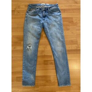 OVADIA NY Men's Size 34 Light PAINT SPLATTER‎ Skinny Fit Mid Rise Stretch Jeans